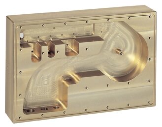 Housing for the communication technology, pickled and yellow conversion coated