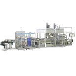 Automatic packing machine, components galvanized and blue chromated