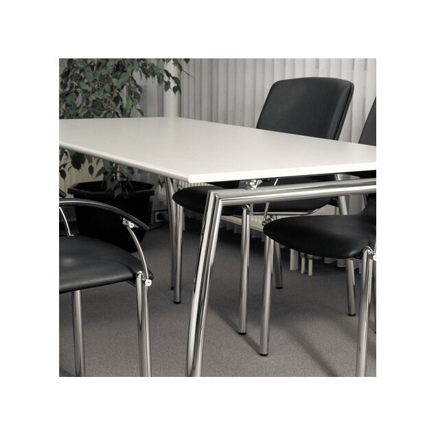 Office tables and chairs; Frame parts precision-ground and plated with high-gloss chromium