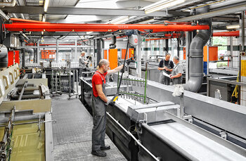 Plant Göttingen, Electroplating plant for special functions