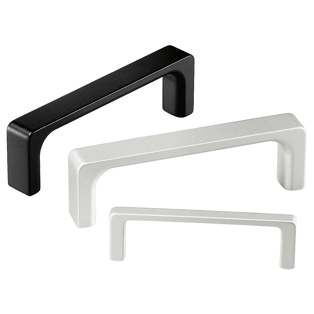 Aluminium bow handle type: MG-01; colour natural colour anodised, black anodised