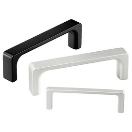 Aluminium bow handle type: MG-01; colour natural colour anodised, black anodised