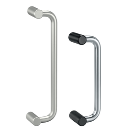 Handle shanks of massive round bar aluminium and connecting bar of round bar aluminium or steel