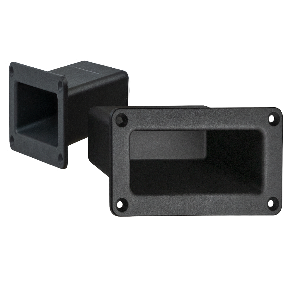KM-55 Griffschale mit extra tiefer Griffmulde; aus schwarzem Kunststoff | © Rohde AG