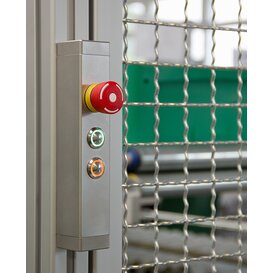 Functional Handles TG-R of stainless steel, depending on type with push button(s) and/or emergency stop