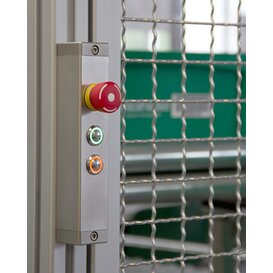 Functional Handles TG-F of stainless steel, depending on type with push button(s) and/or emergency stop