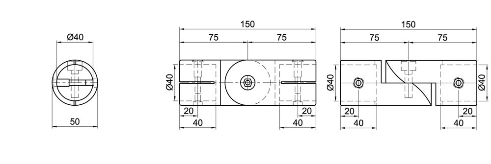 Diagram for Łącznik kątowy, 1-osłonowy