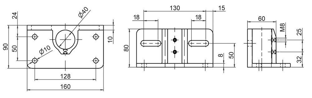 Diagram for Łożysko podłogowe, 1-osłonowe do listwy przypodłogowej